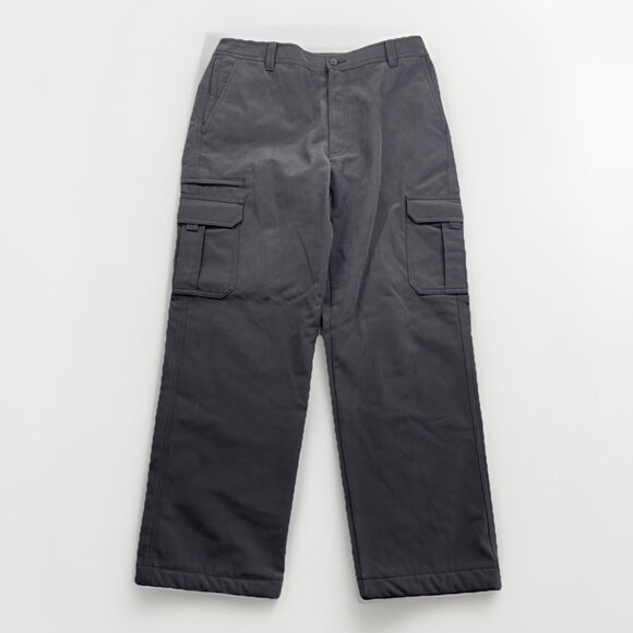 Y2K Retreat Tech Cargo Pants SoftShell Fleece Lined Outdoor Skate Men 34 x 30 - Picture 1 of 11
